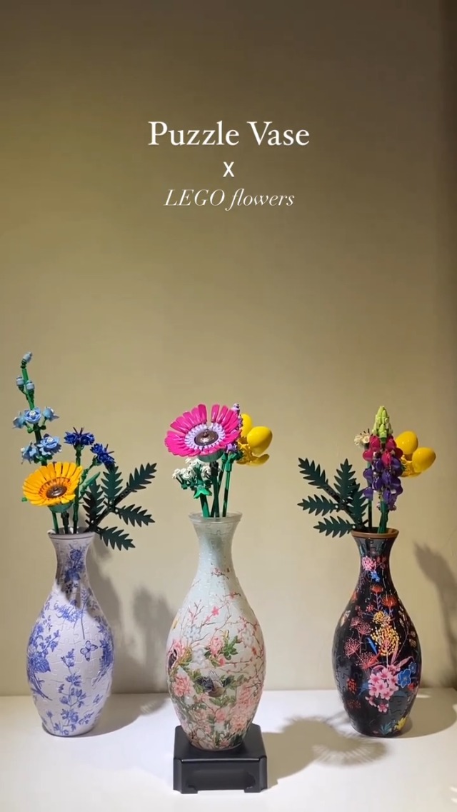 Amazon.com: Pintoo 3D Puzzle Vase Unique Flower Vase Made by 160